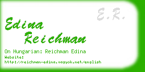 edina reichman business card